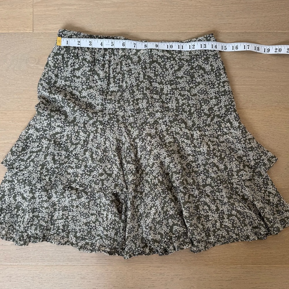 Part Two Copenhagen Floral Skirt in green - Picture 4 of 8